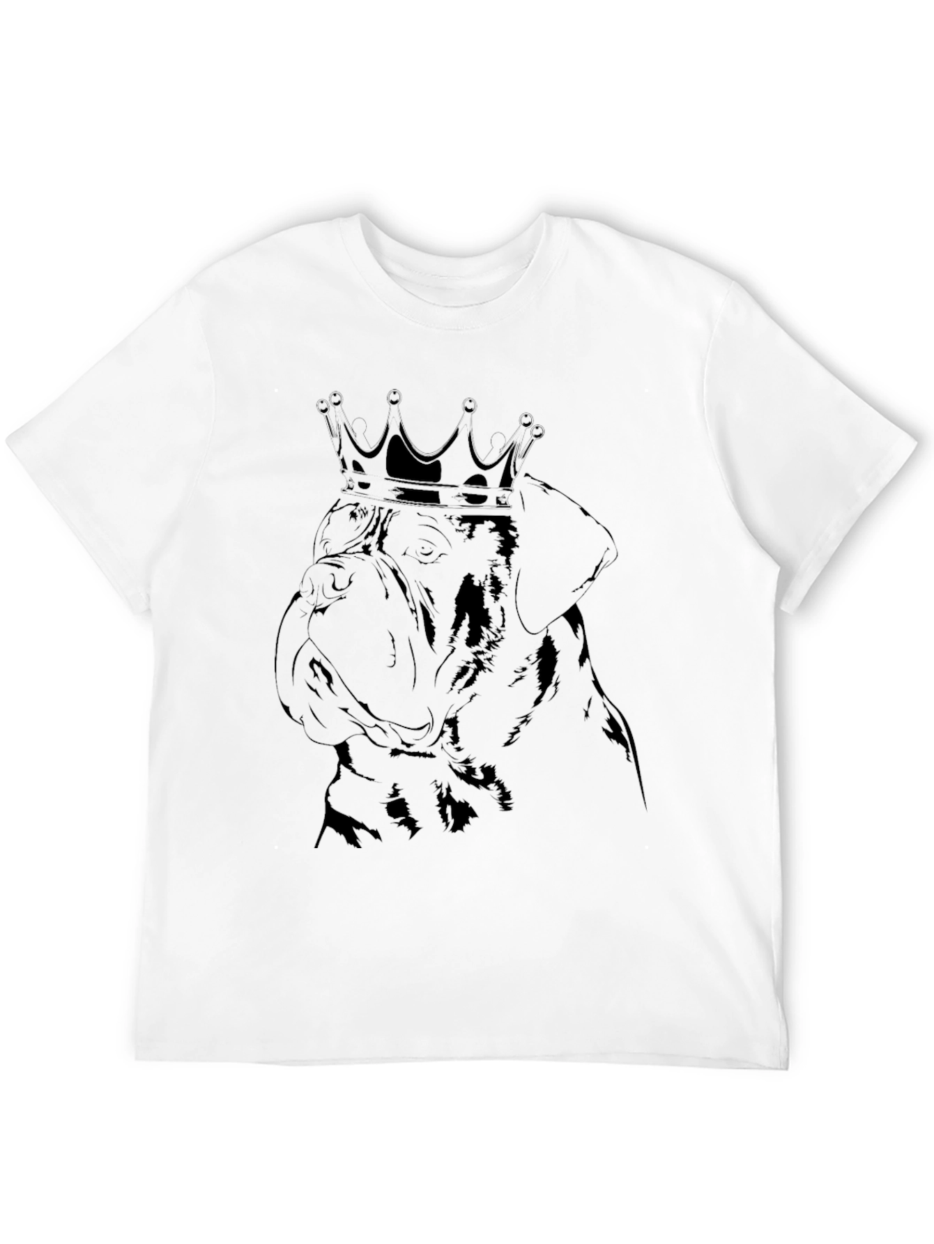 Dog King Black T-Shirt - Graphic Tee