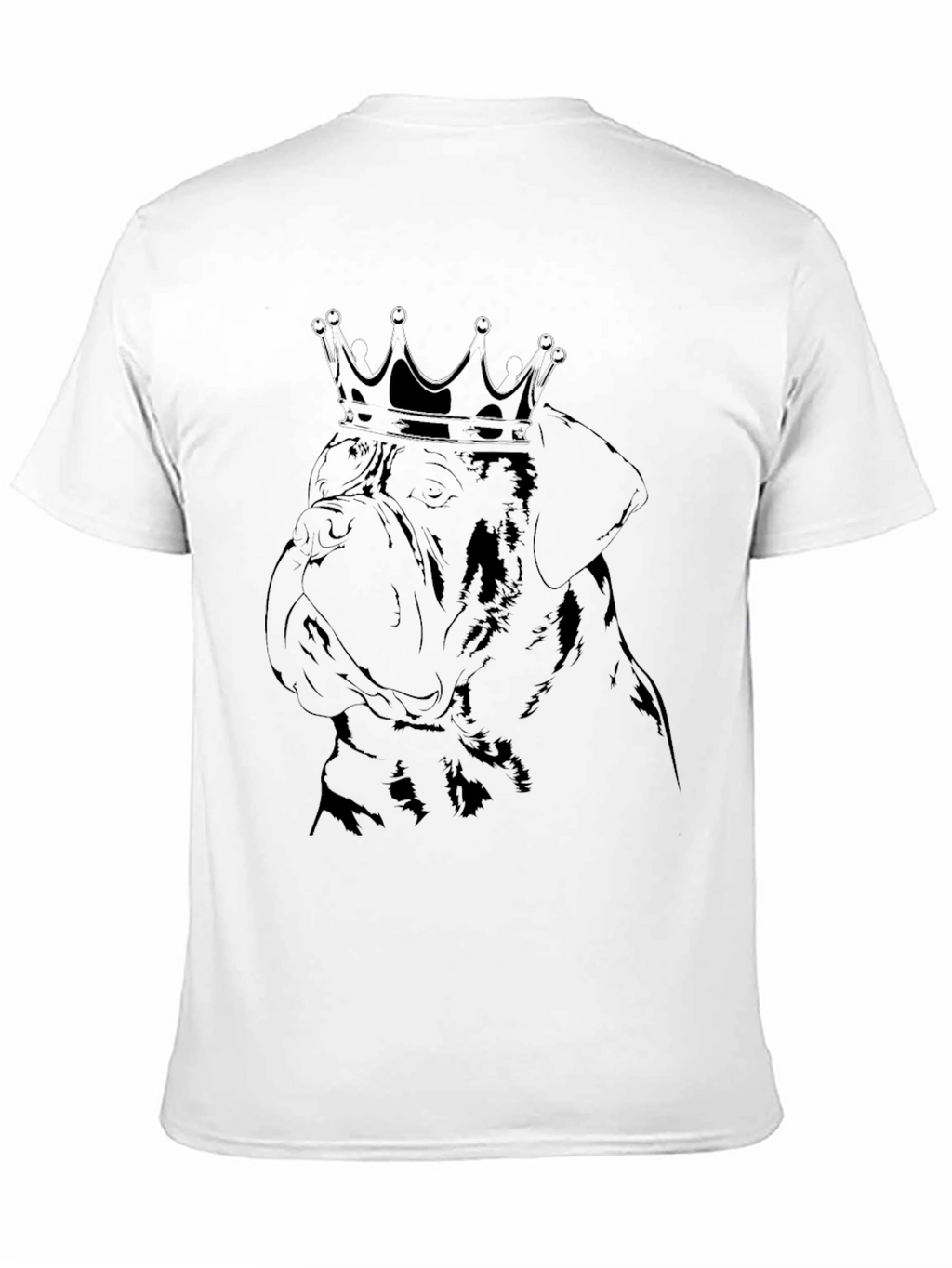 Dog King Black T-Shirt - Graphic Tee