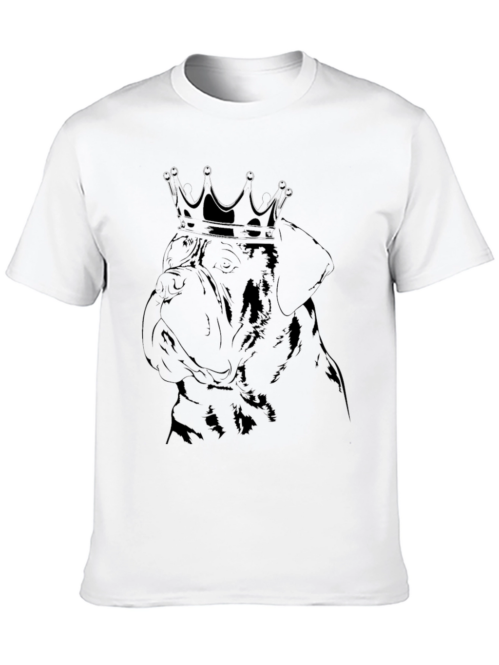 Dog King Black T-Shirt - Graphic Tee