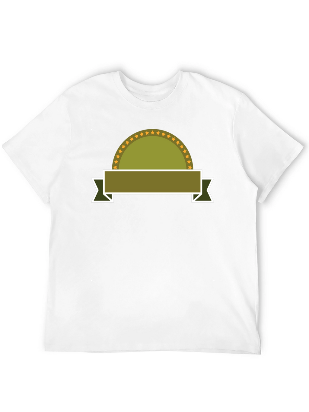 Embroidered Emblem Black T-Shirt