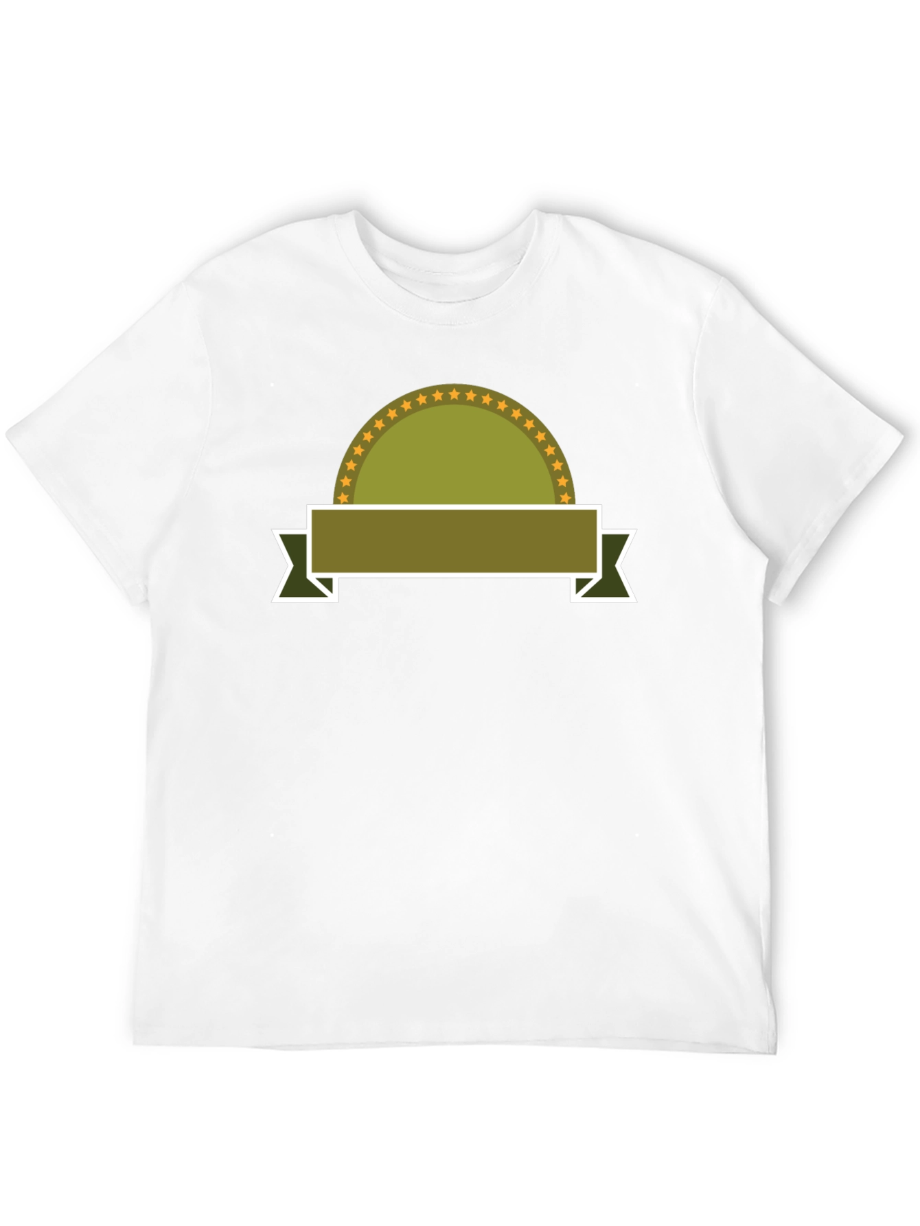 Embroidered Emblem Black T-Shirt