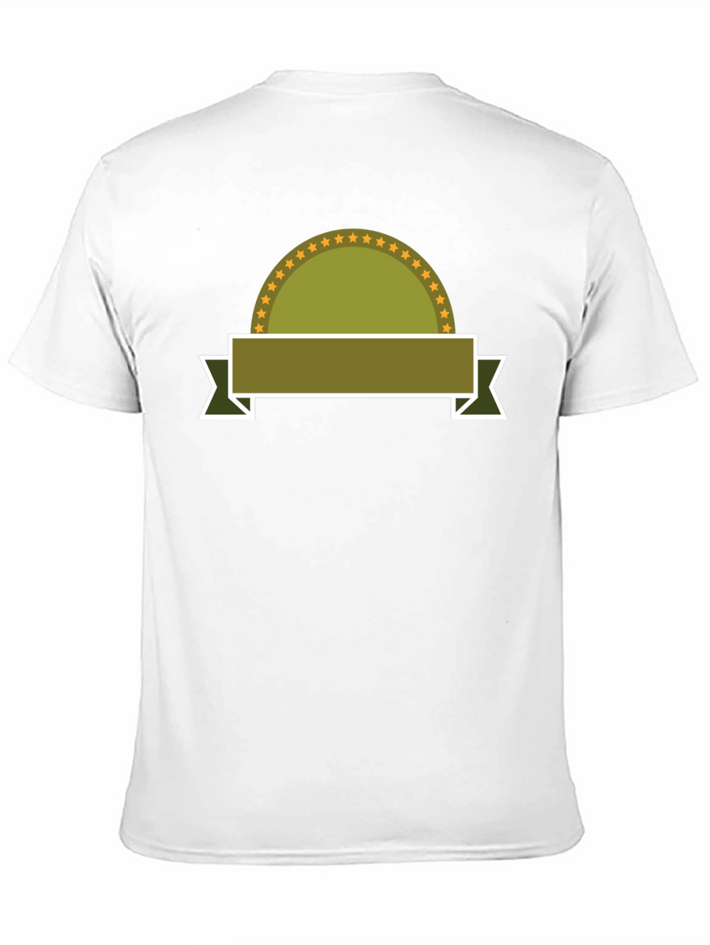 Embroidered Emblem Black T-Shirt