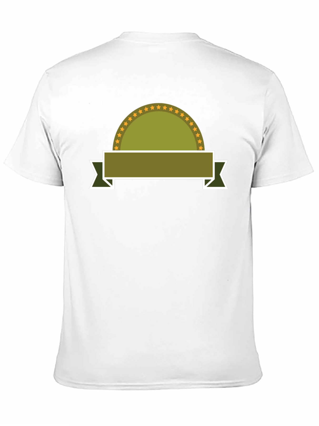 Embroidered Emblem Black T-Shirt
