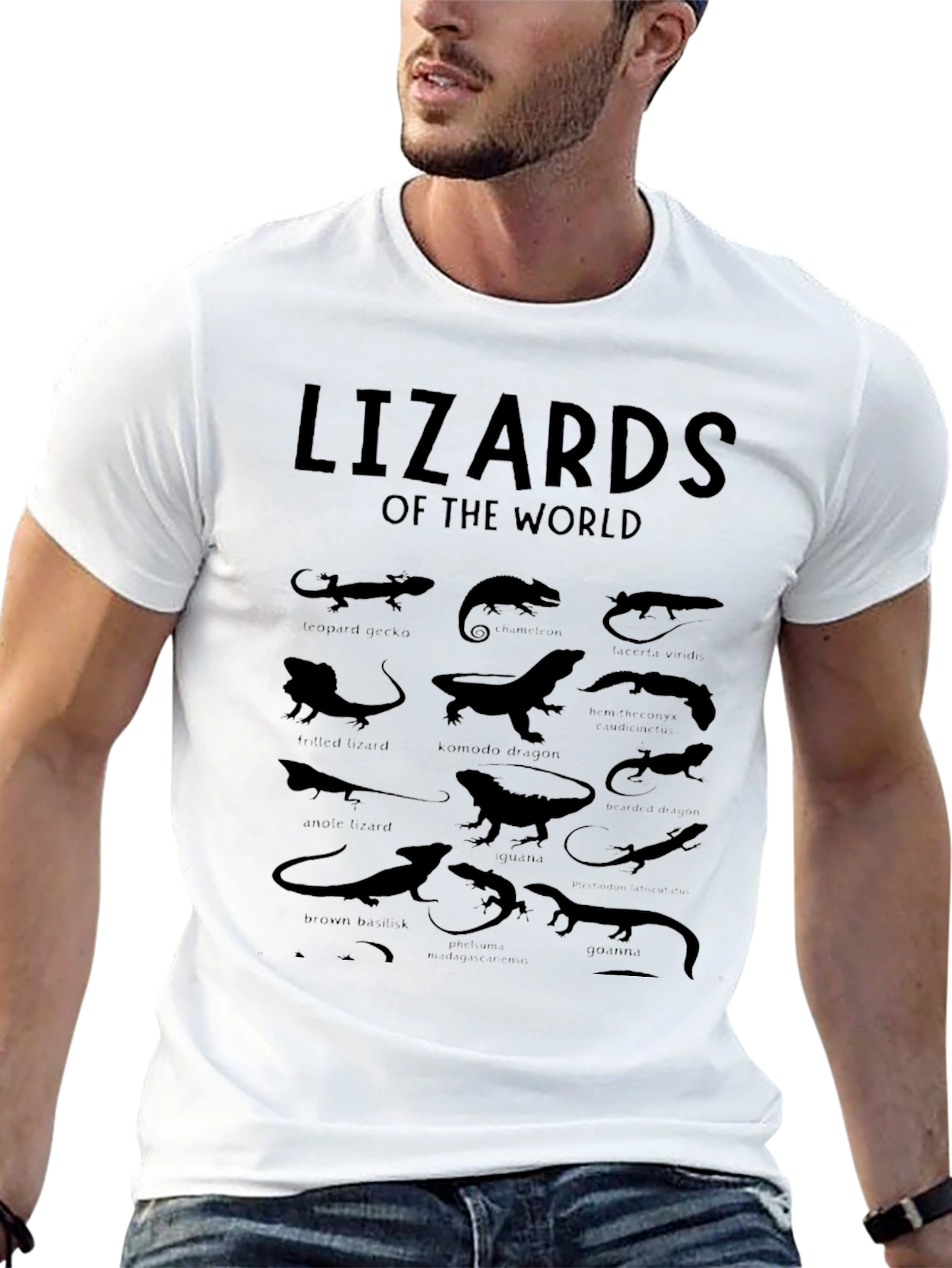 Lizards of the World Graphic T-Shirt