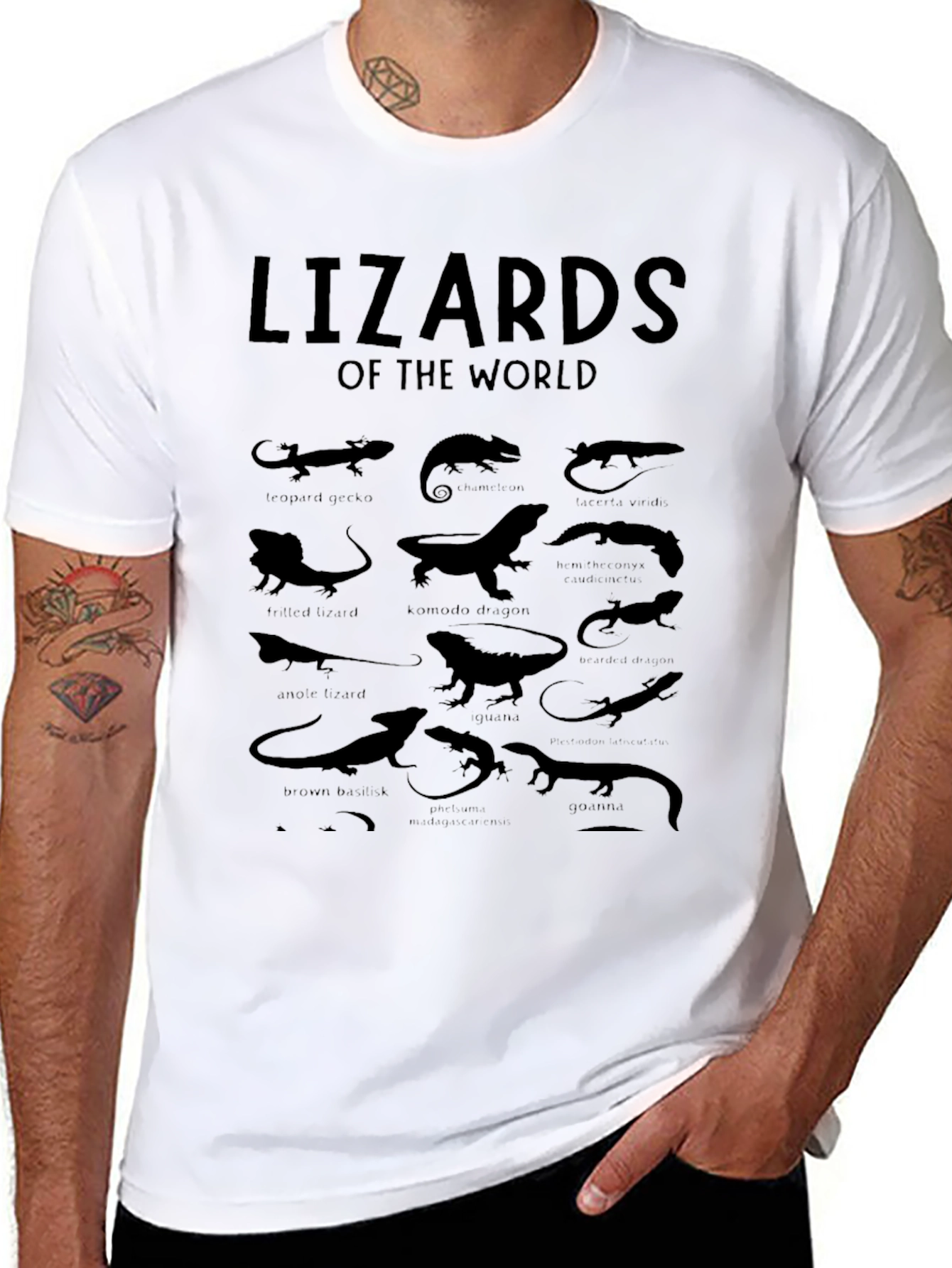 Lizards of the World Graphic T-Shirt