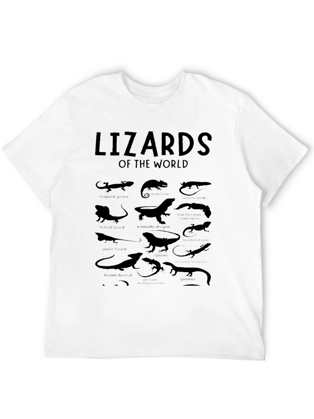 Lizards of the World Graphic T-Shirt