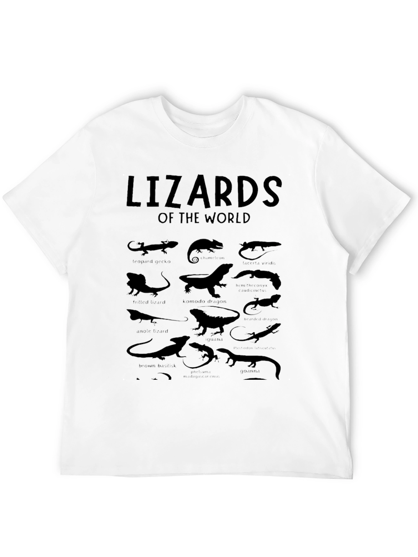 Lizards of the World Graphic T-Shirt