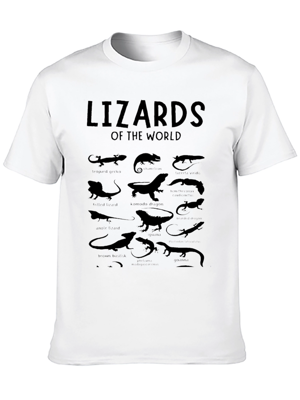 Lizards of the World Graphic T-Shirt