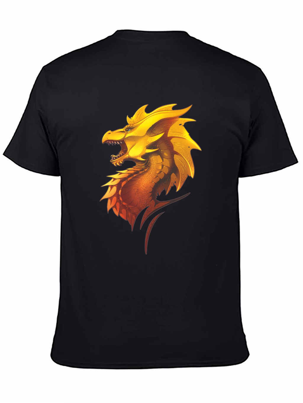 Golden Dragon Graphic Tee - Bold Stylish Unique