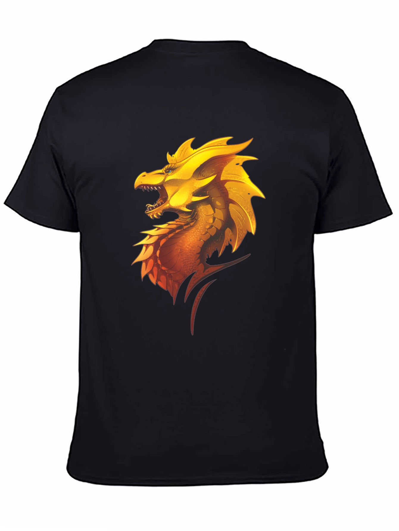 Golden Dragon Graphic Tee - Bold Stylish Unique