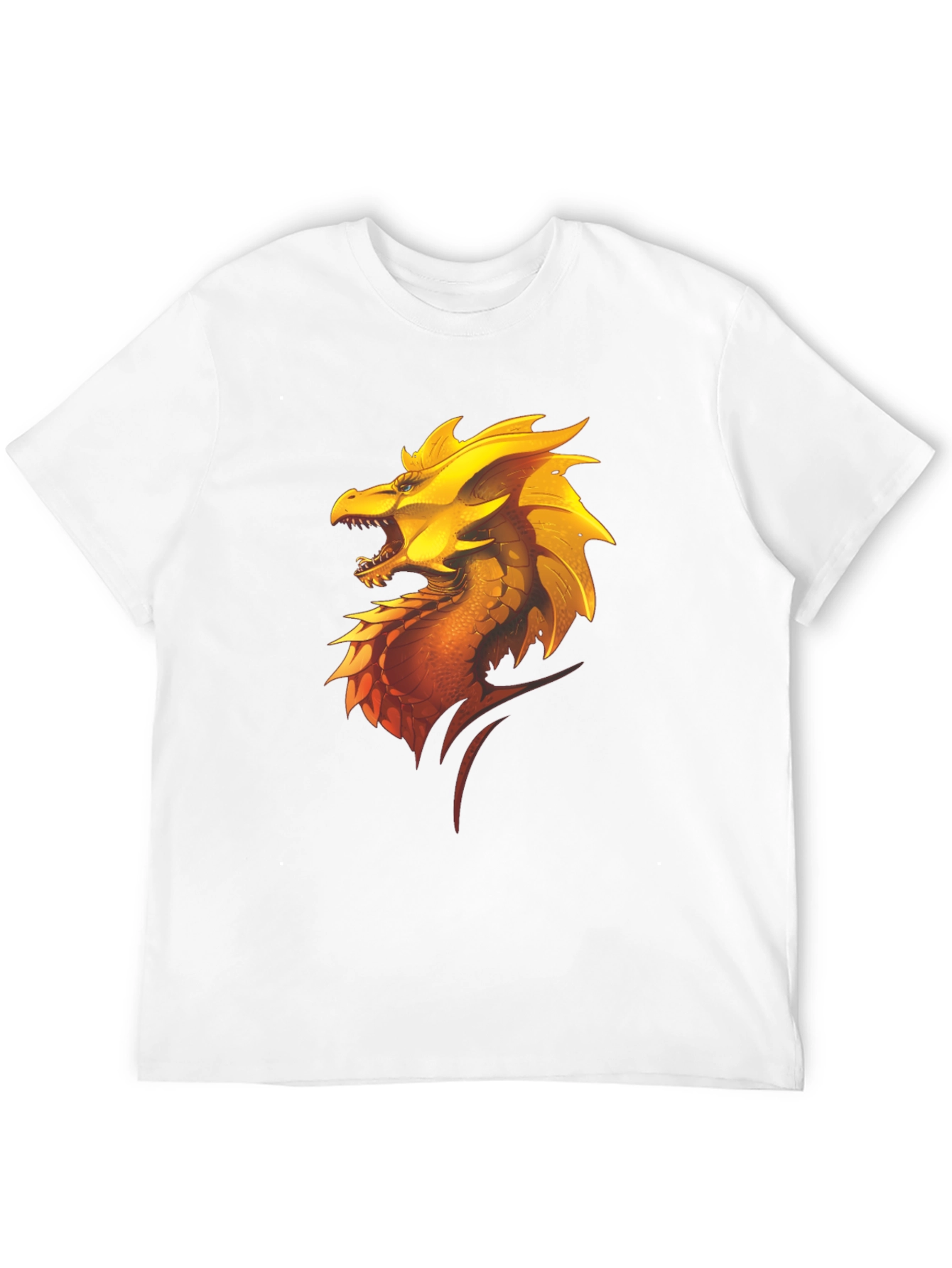 Golden Dragon Graphic Tee - Bold Stylish Unique
