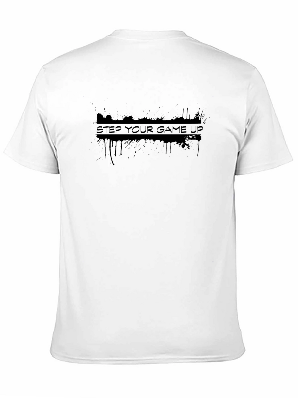 Step Your Game Up Black Graphic Tee