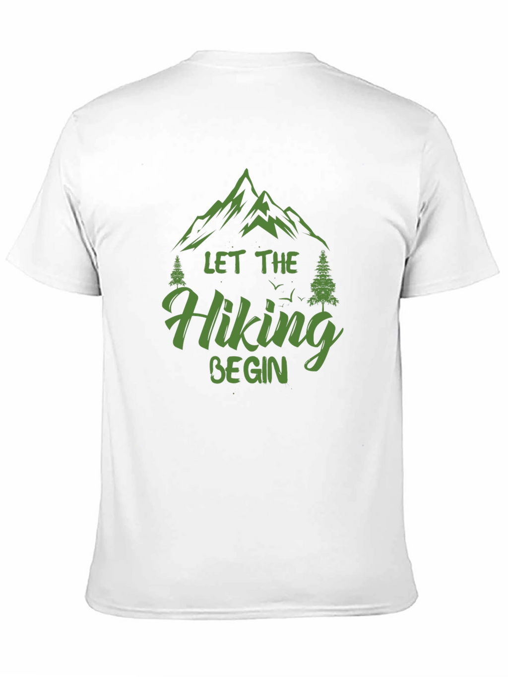 Let The Hiking Begin Black Graphic Tee