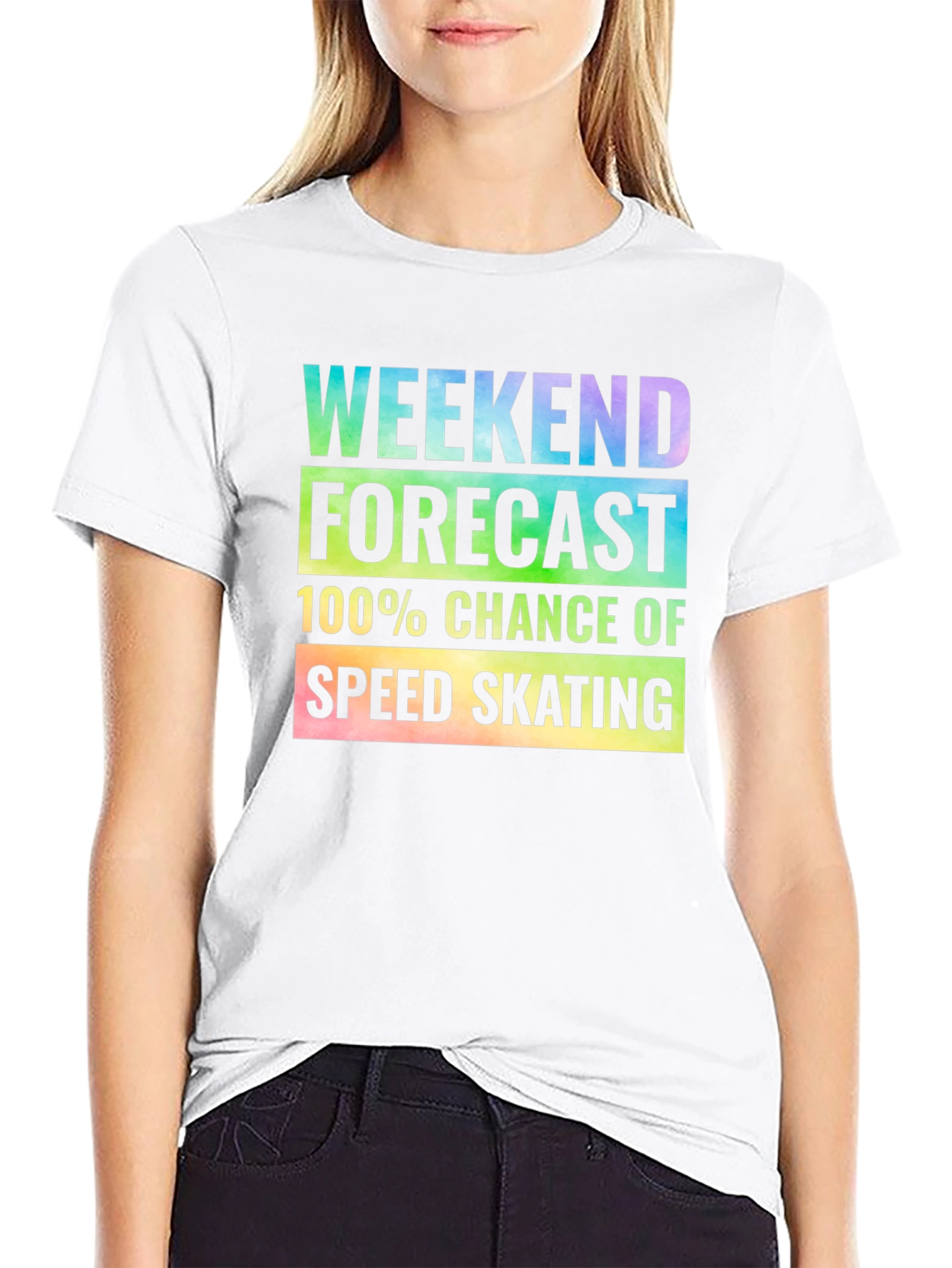 Speed Skating Weekend Forecast T-Shirt