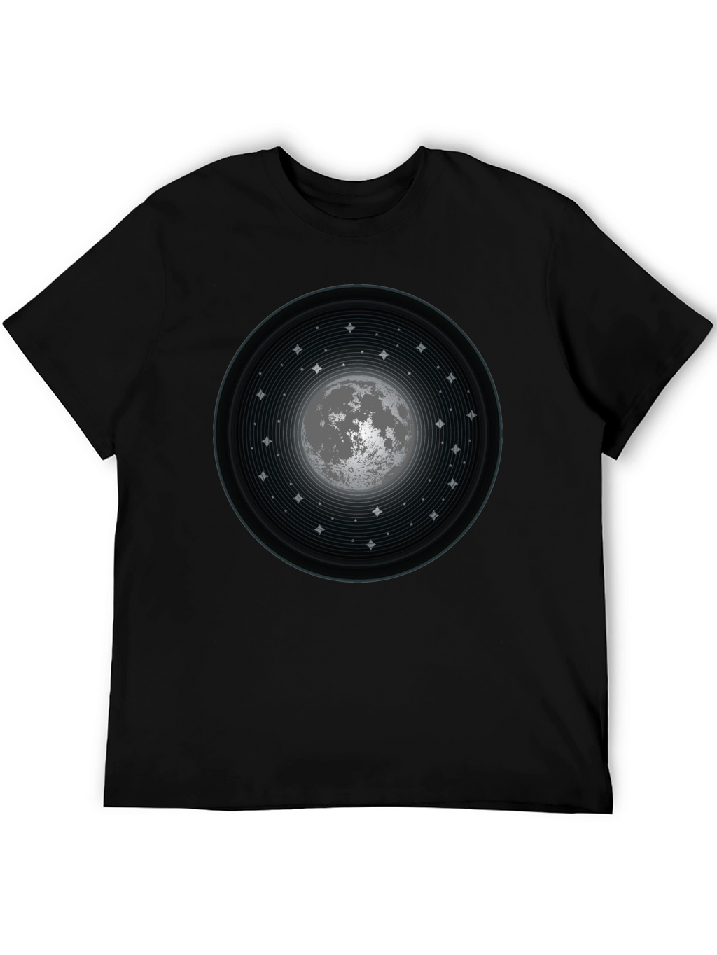 Astral Moon Graphic T-Shirt - Cosmic Style