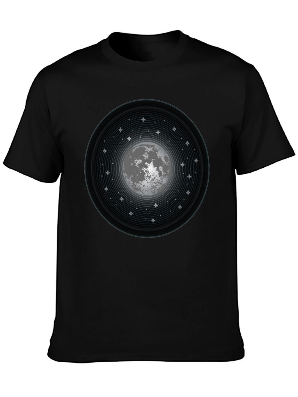 Astral Moon Graphic T-Shirt - Cosmic Style