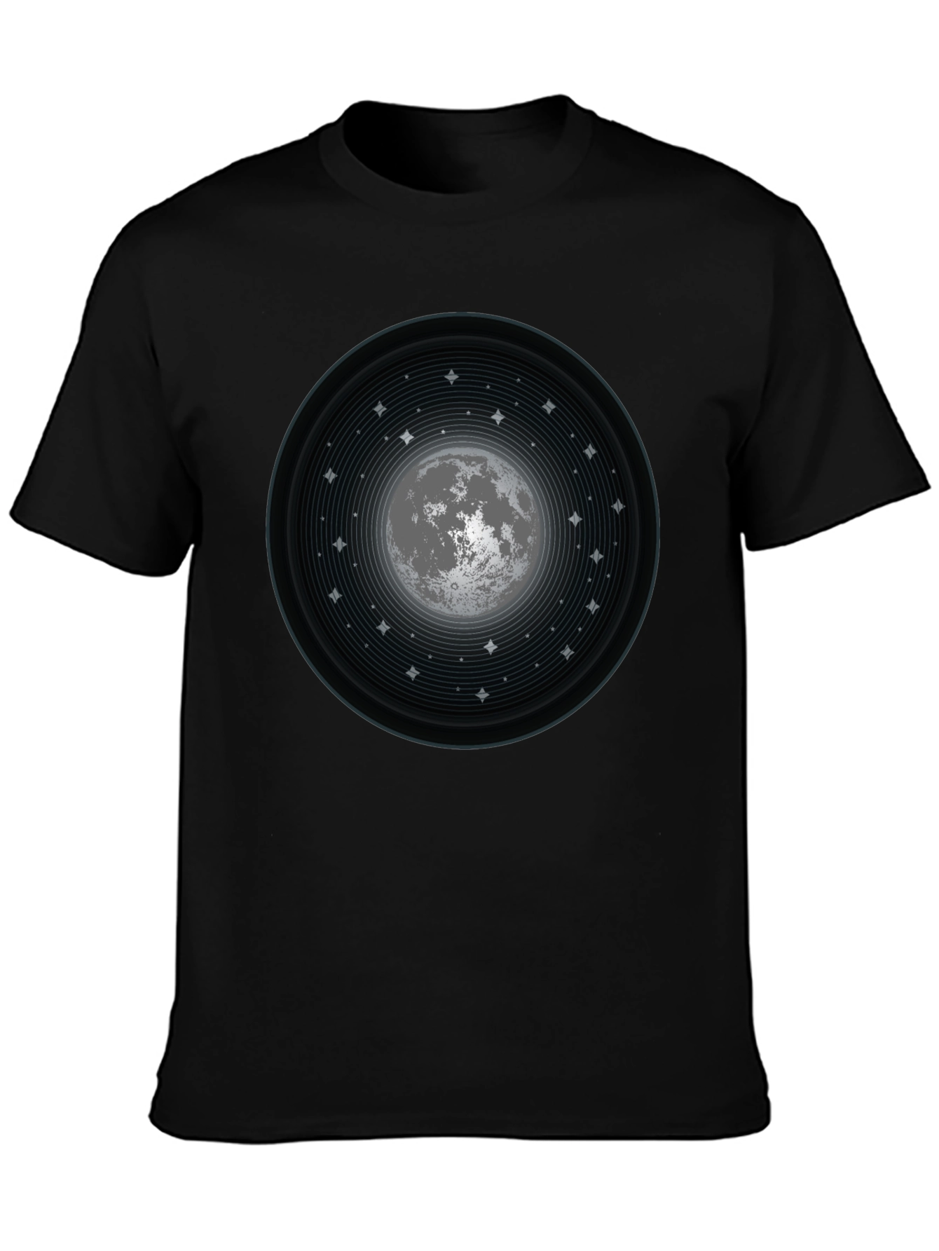 Astral Moon Graphic T-Shirt - Cosmic Style