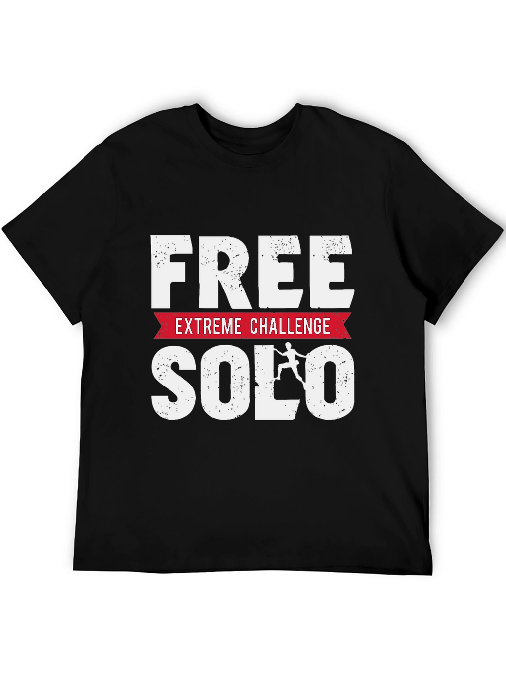 Free Solo Extreme Challenge Black T-Shirt
