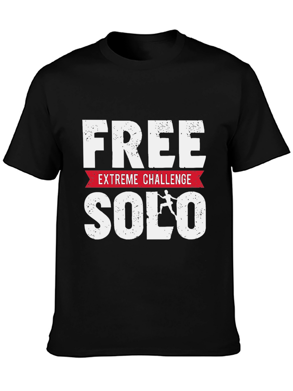 Free Solo Extreme Challenge Black T-Shirt
