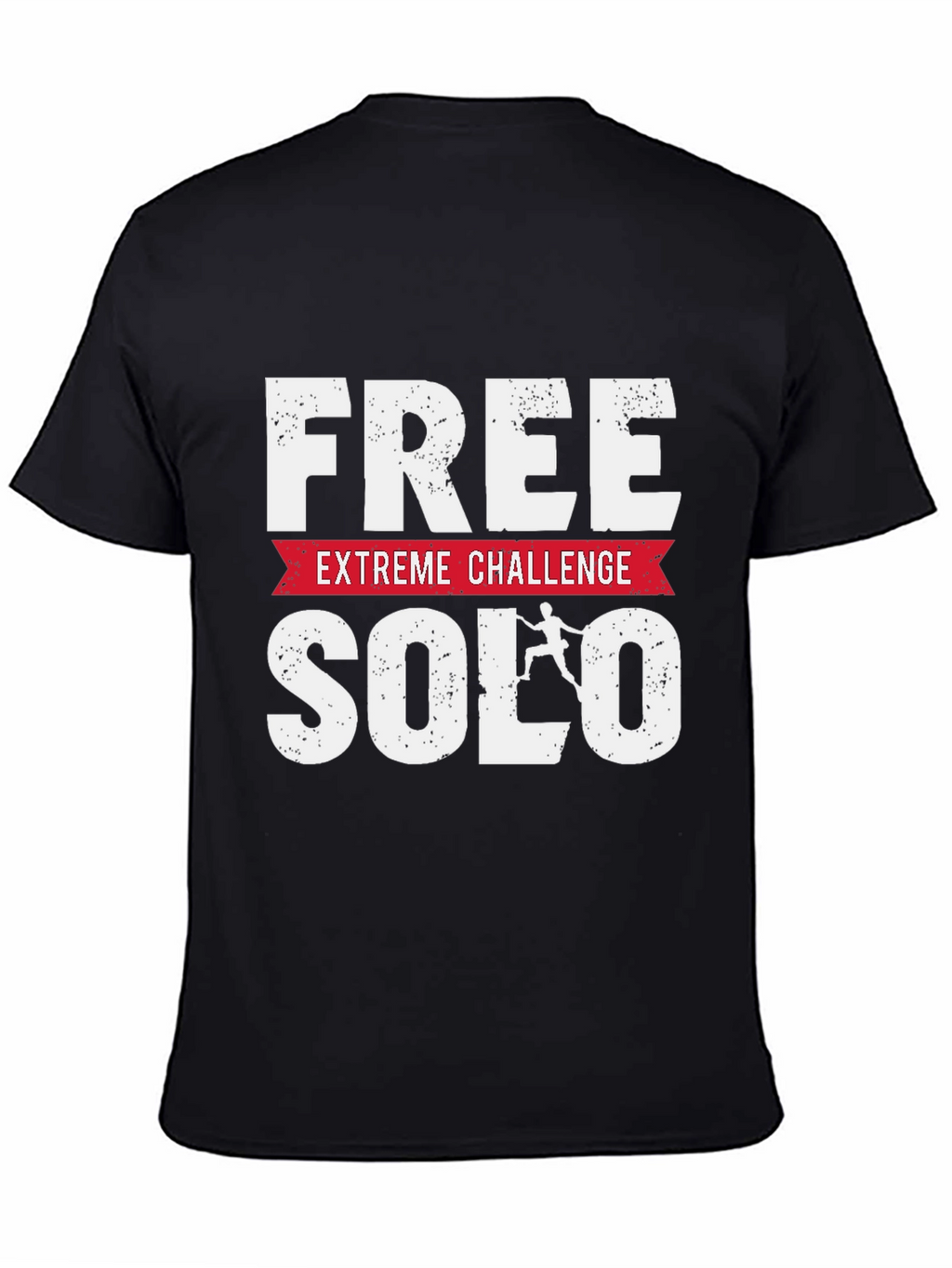 Free Solo Extreme Challenge Black T-Shirt