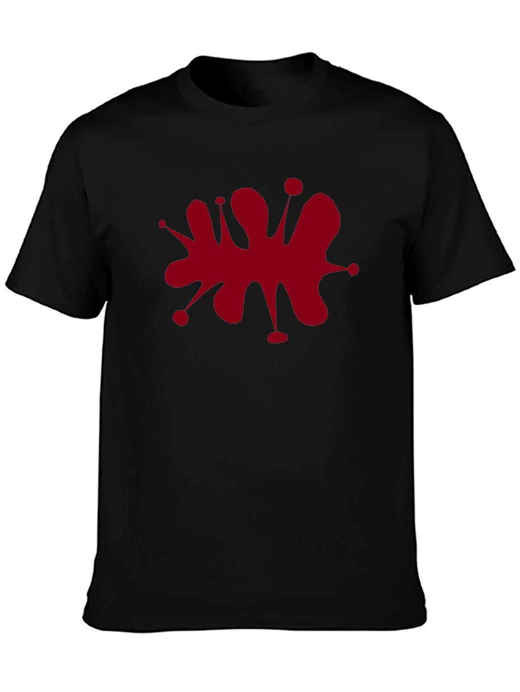 Red Splatter Graphic T-Shirt - Trendy Casual Wear