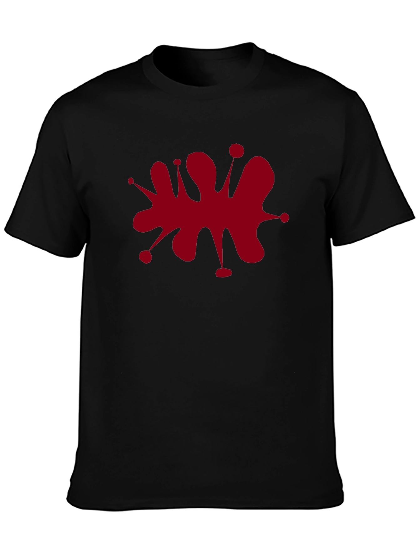 Red Splatter Graphic T-Shirt - Trendy Casual Wear