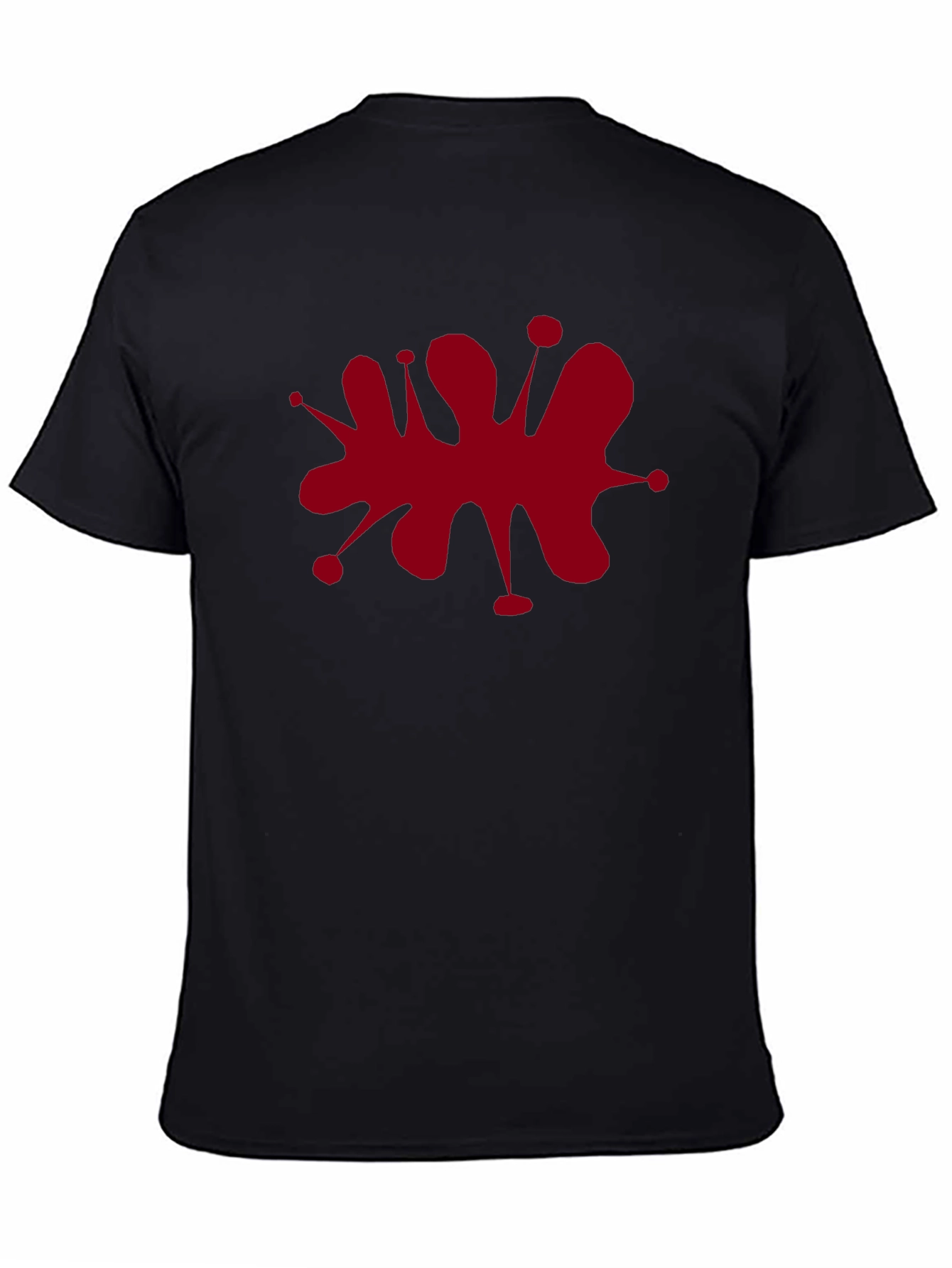 Red Splatter Graphic T-Shirt - Trendy Casual Wear