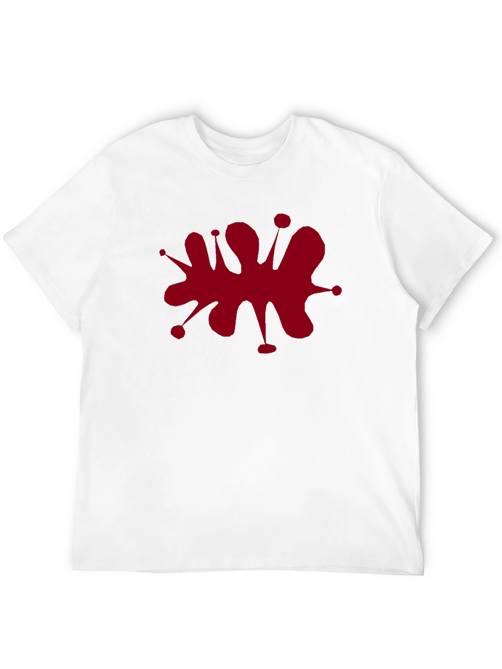 Red Splatter Graphic T-Shirt - Trendy Casual Wear