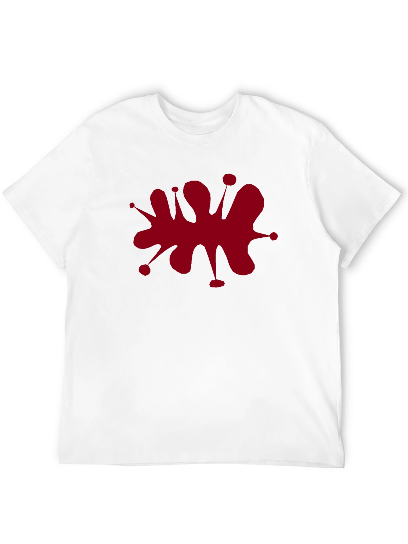 Red Splatter Graphic T-Shirt - Trendy Casual Wear
