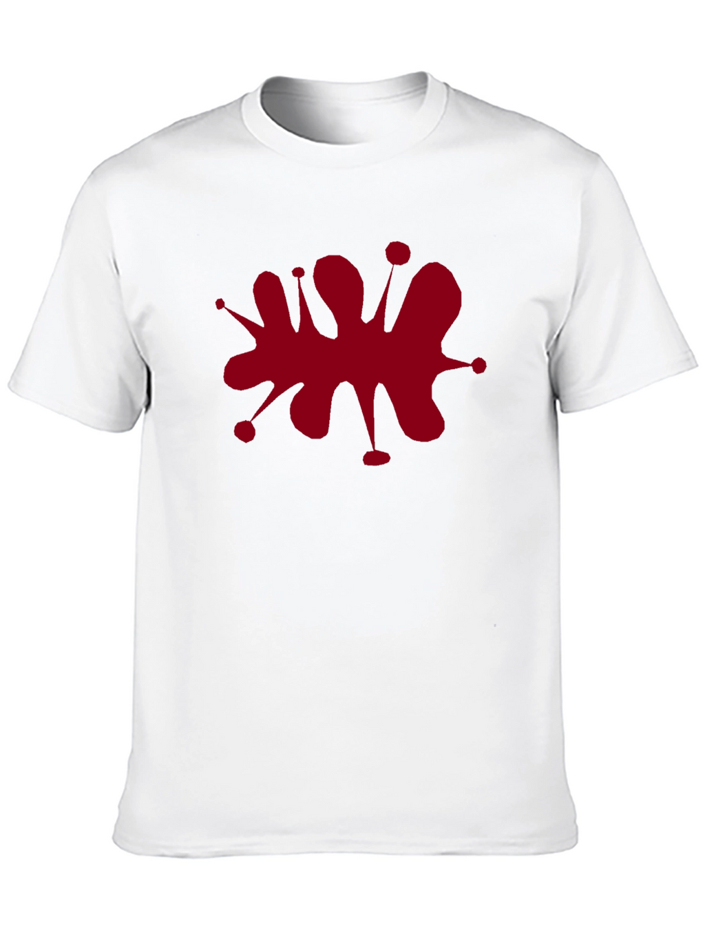 Red Splatter Graphic T-Shirt - Trendy Casual Wear