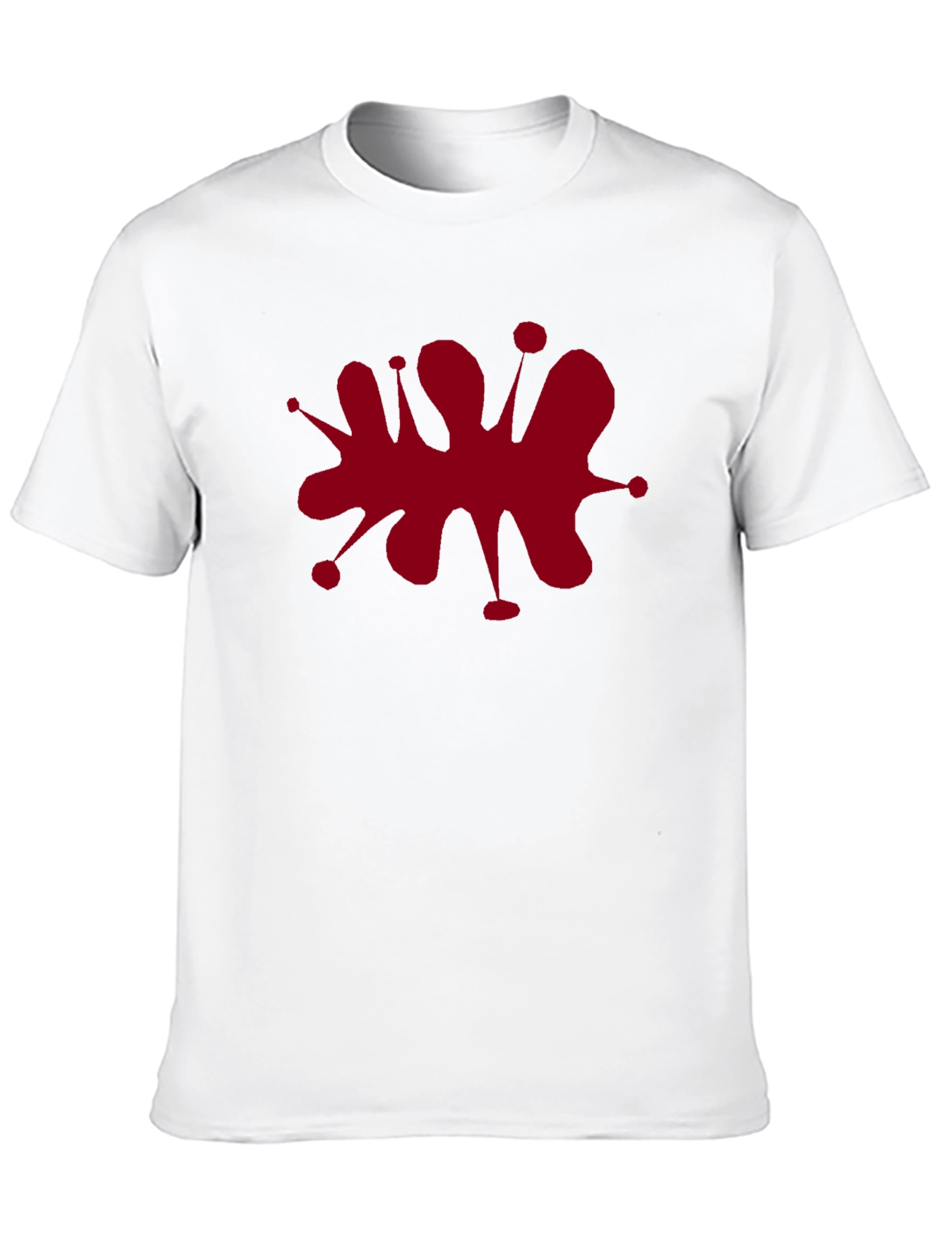 Red Splatter Graphic T-Shirt - Trendy Casual Wear