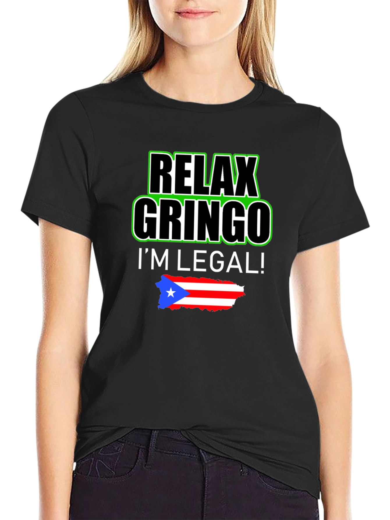 Relax Gringo Puerto Rico Pride T-Shirt