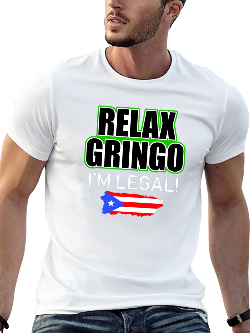 Relax Gringo Puerto Rico Pride T-Shirt