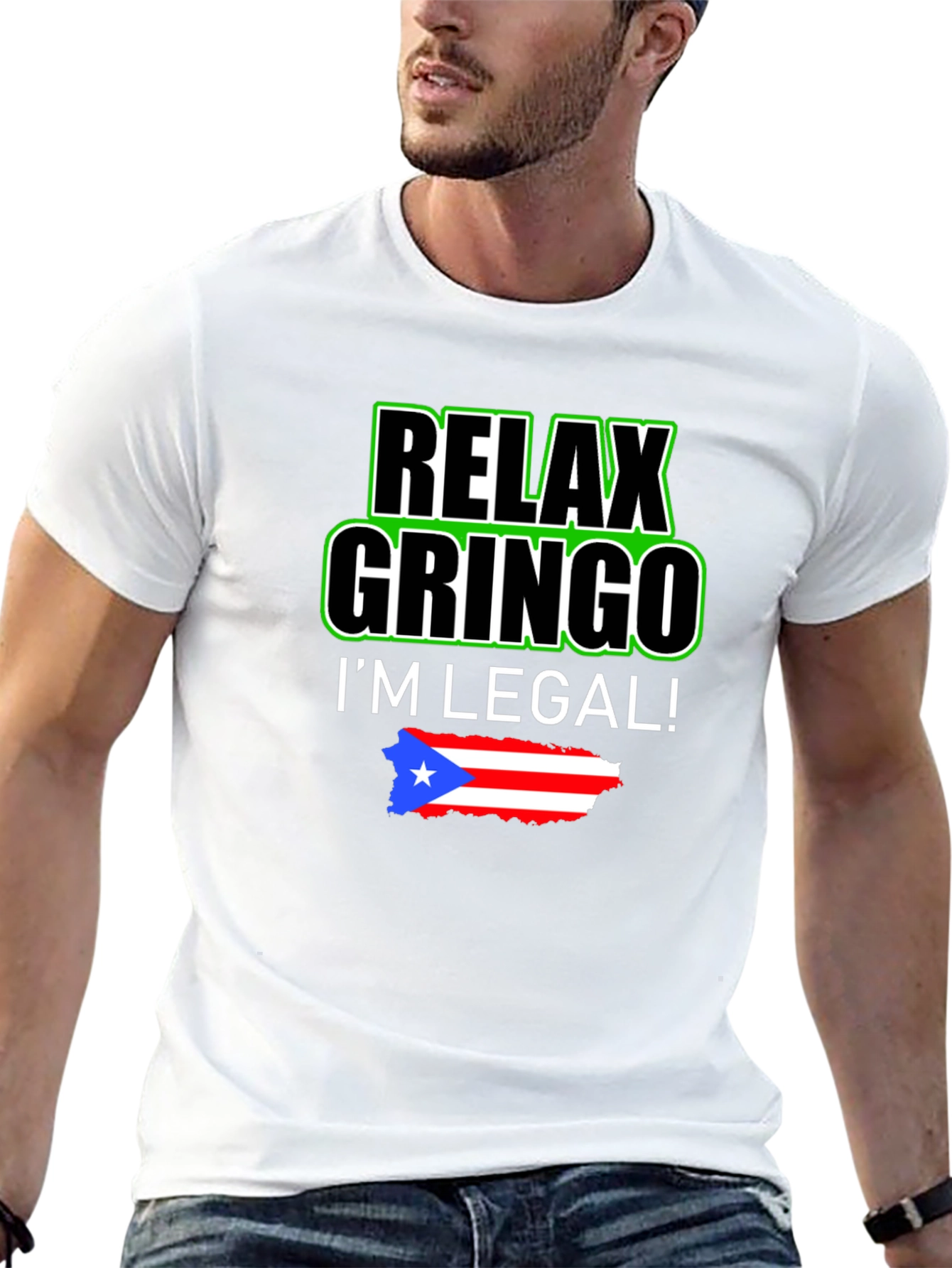 Relax Gringo Puerto Rico Pride T-Shirt