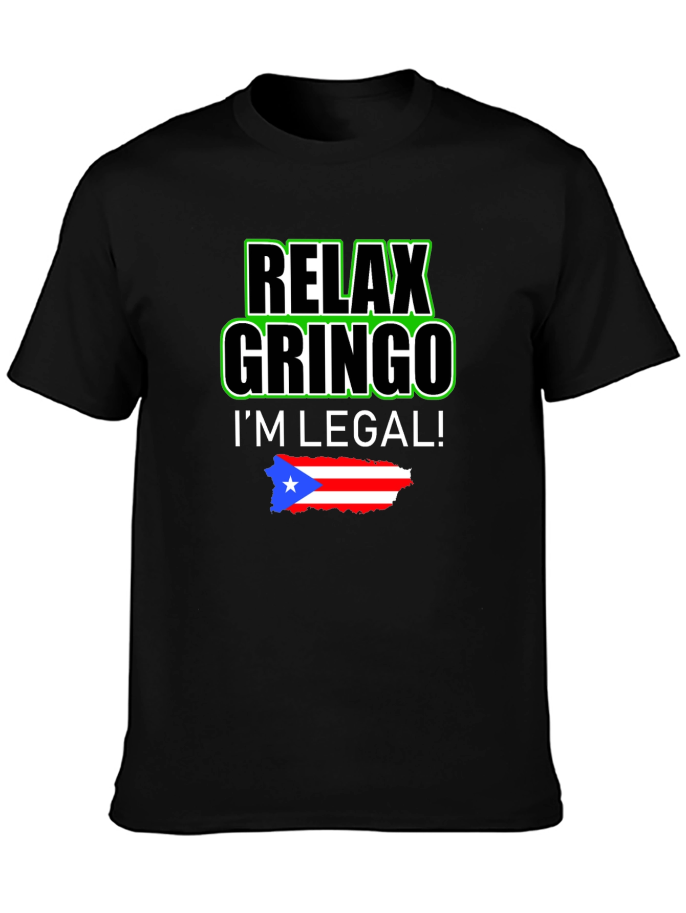 Relax Gringo Puerto Rico Pride T-Shirt