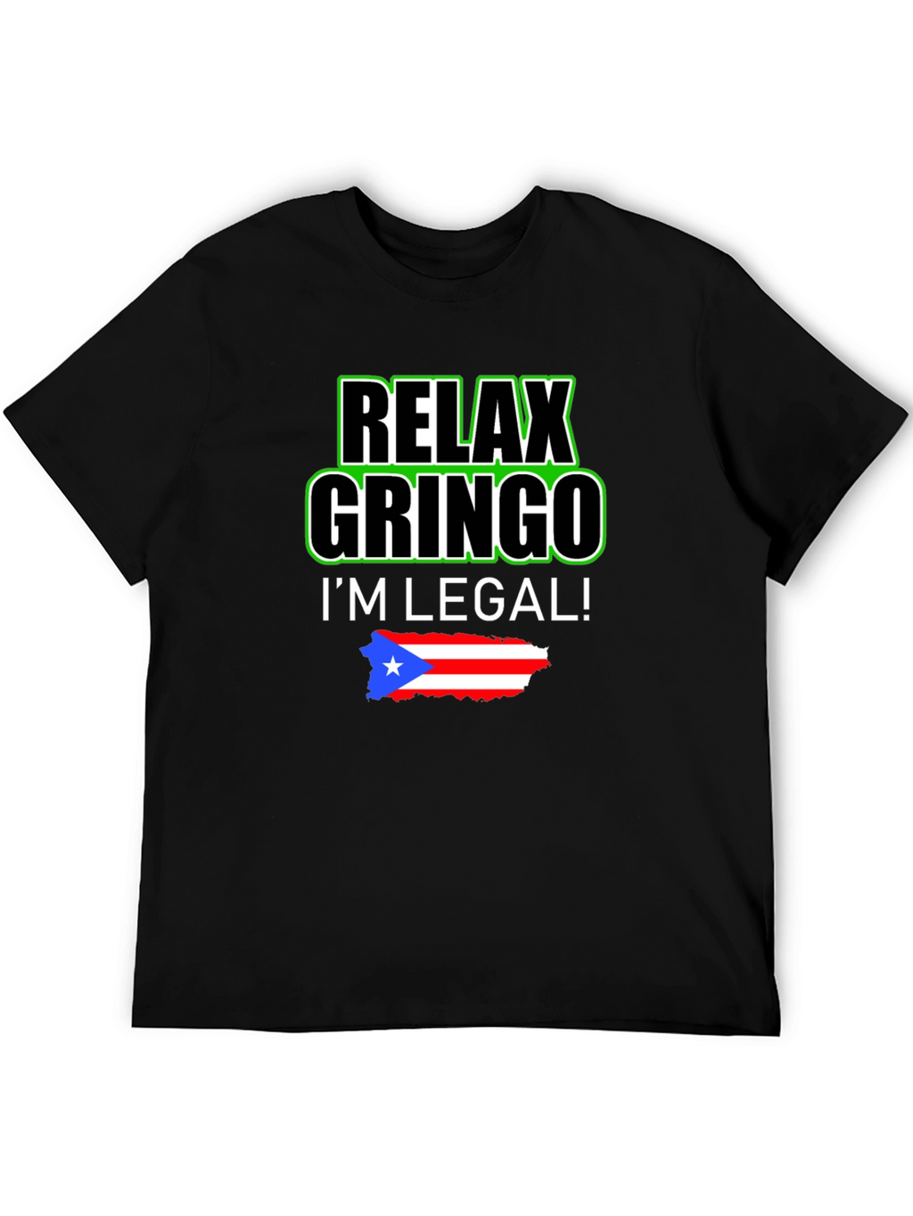 Relax Gringo Puerto Rico Pride T-Shirt