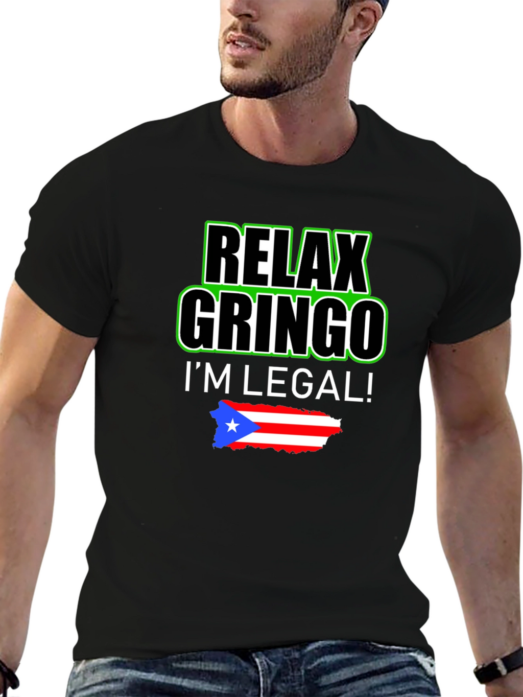 Relax Gringo Puerto Rico Pride T-Shirt