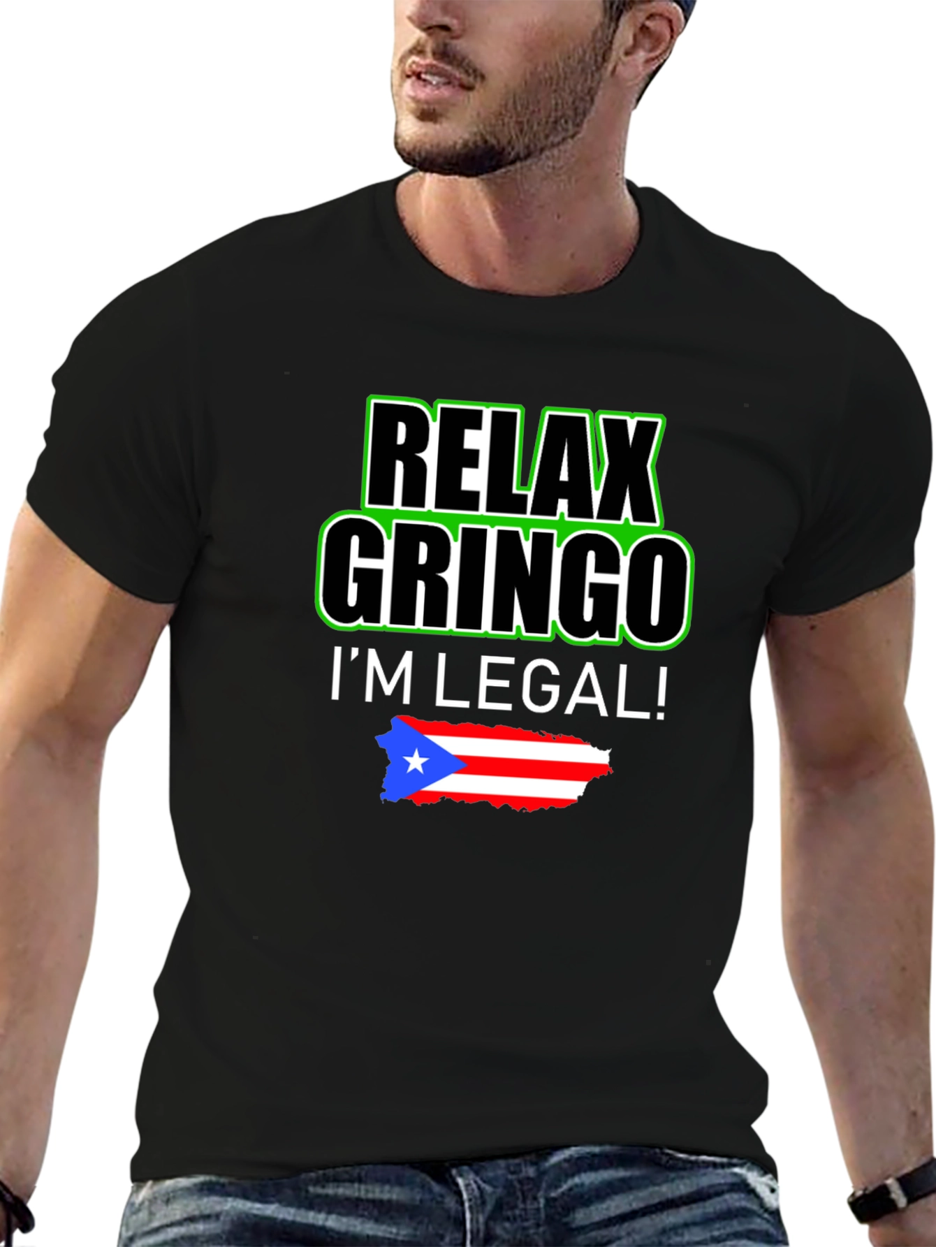 Relax Gringo Puerto Rico Pride T-Shirt