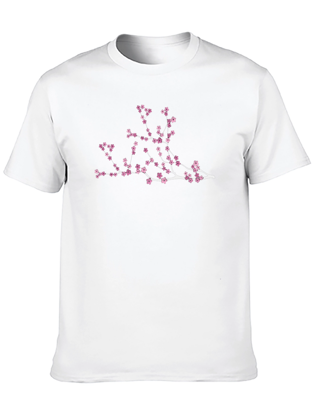 Blossom Branch Graphic T-Shirt - Black