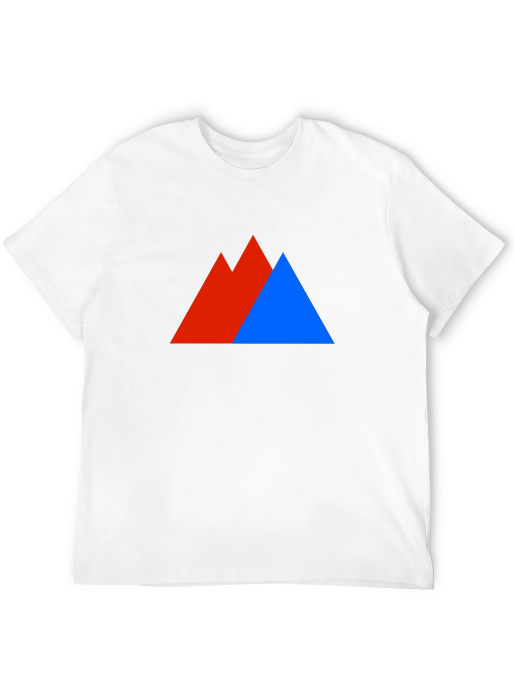 Geometric Peaks Graphic Tee - Bold Mountain Design