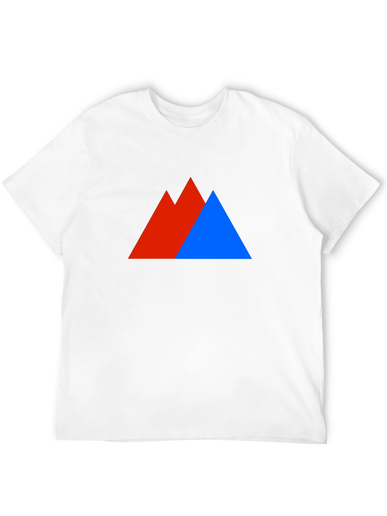 Geometric Peaks Graphic Tee - Bold Mountain Design