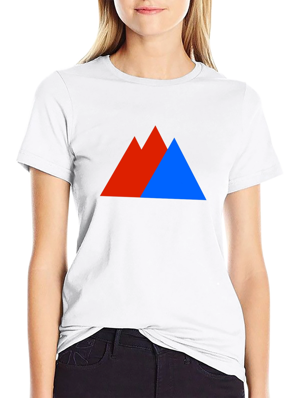 Geometric Peaks Graphic Tee - Bold Mountain Design