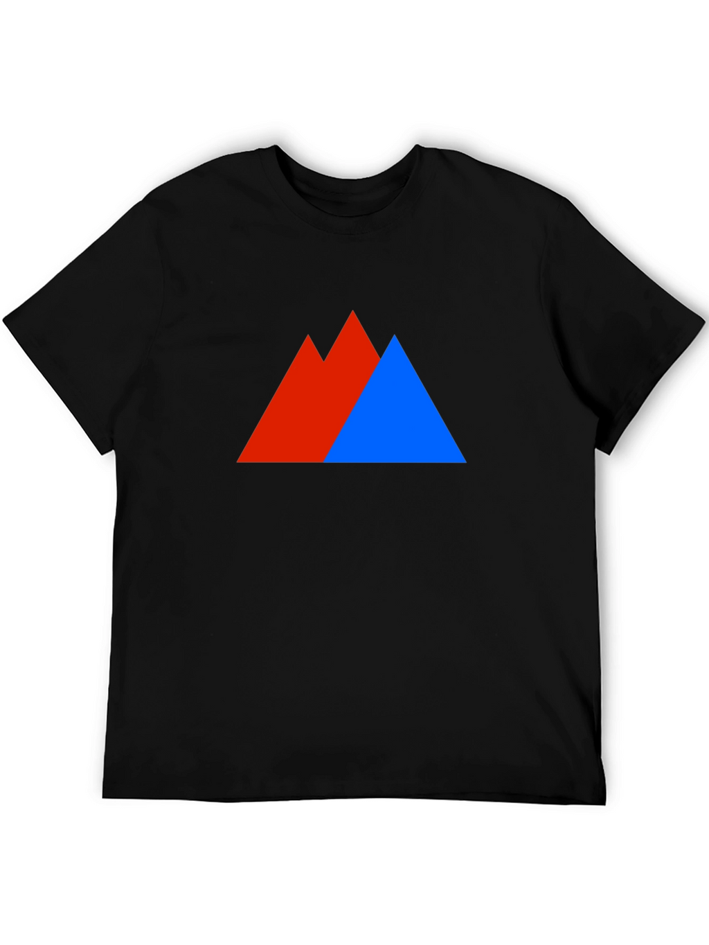 Geometric Peaks Graphic Tee - Bold Mountain Design