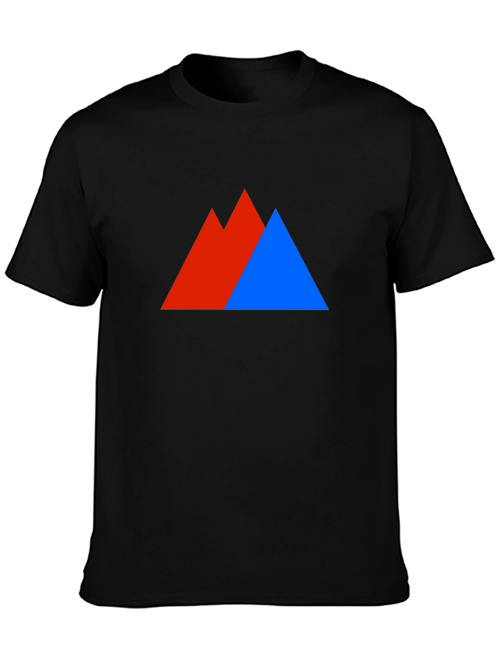 Geometric Peaks Graphic Tee - Bold Mountain Design