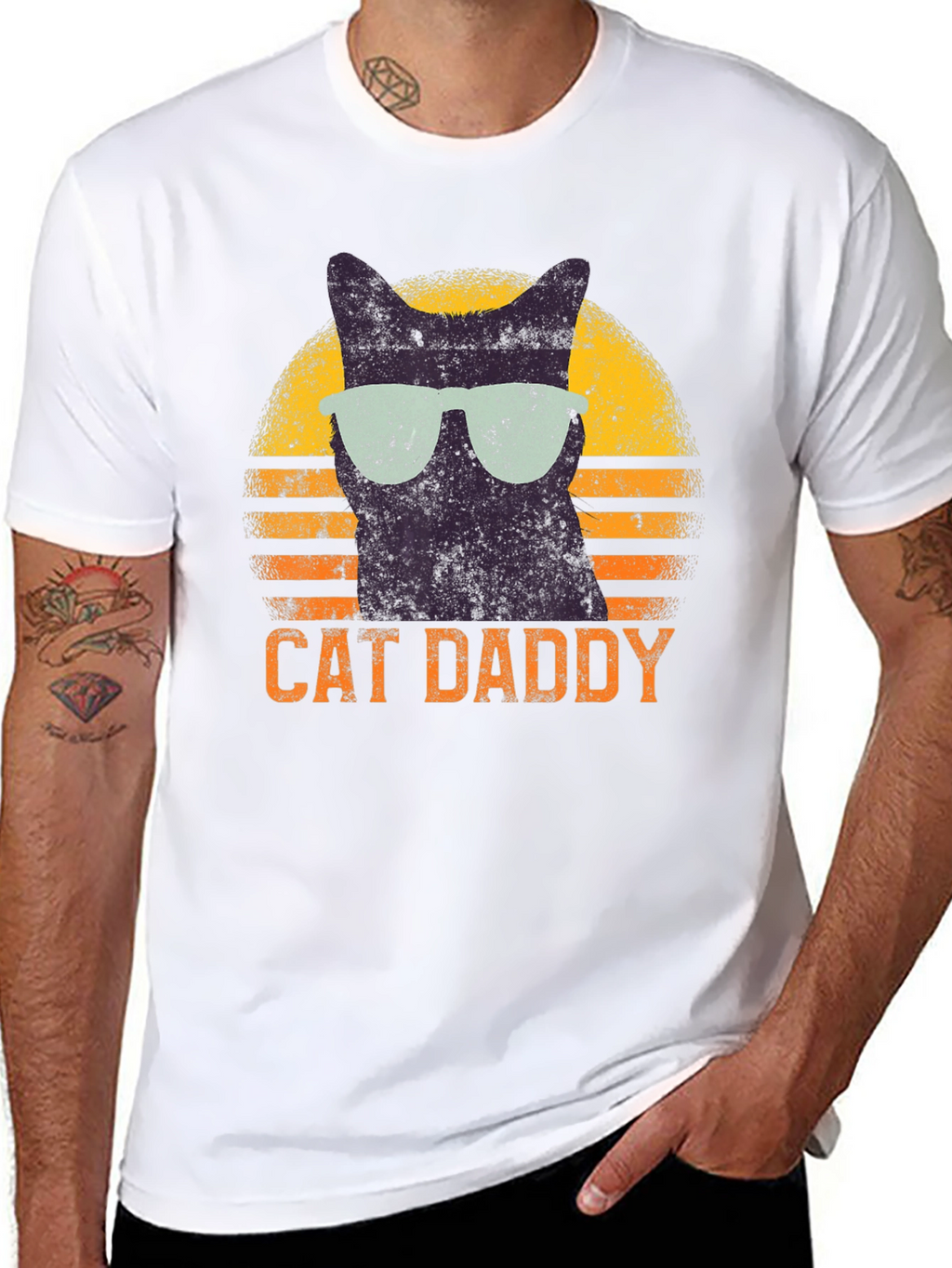Cool Cat Daddy Graphic Tee
