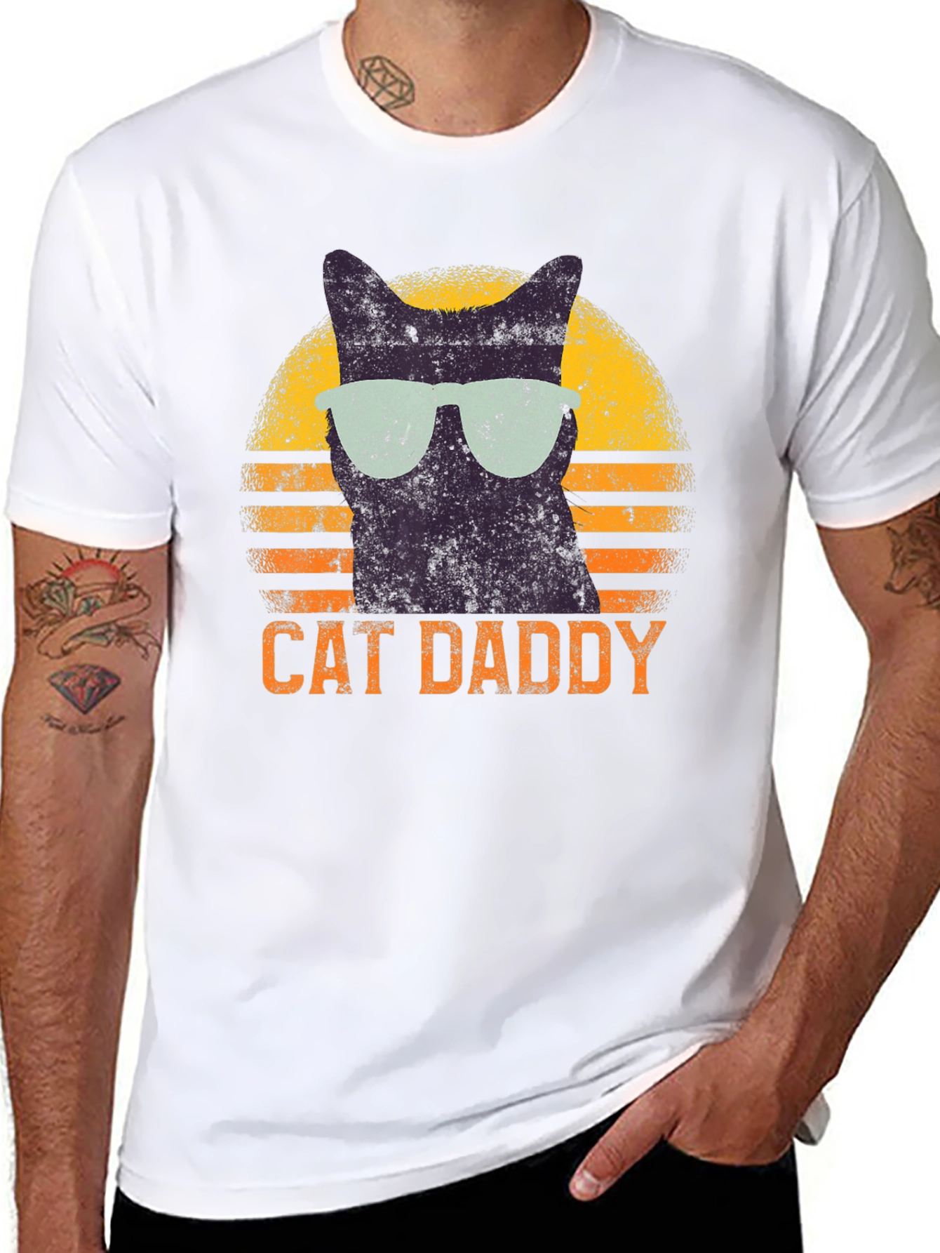 Cool Cat Daddy Graphic Tee