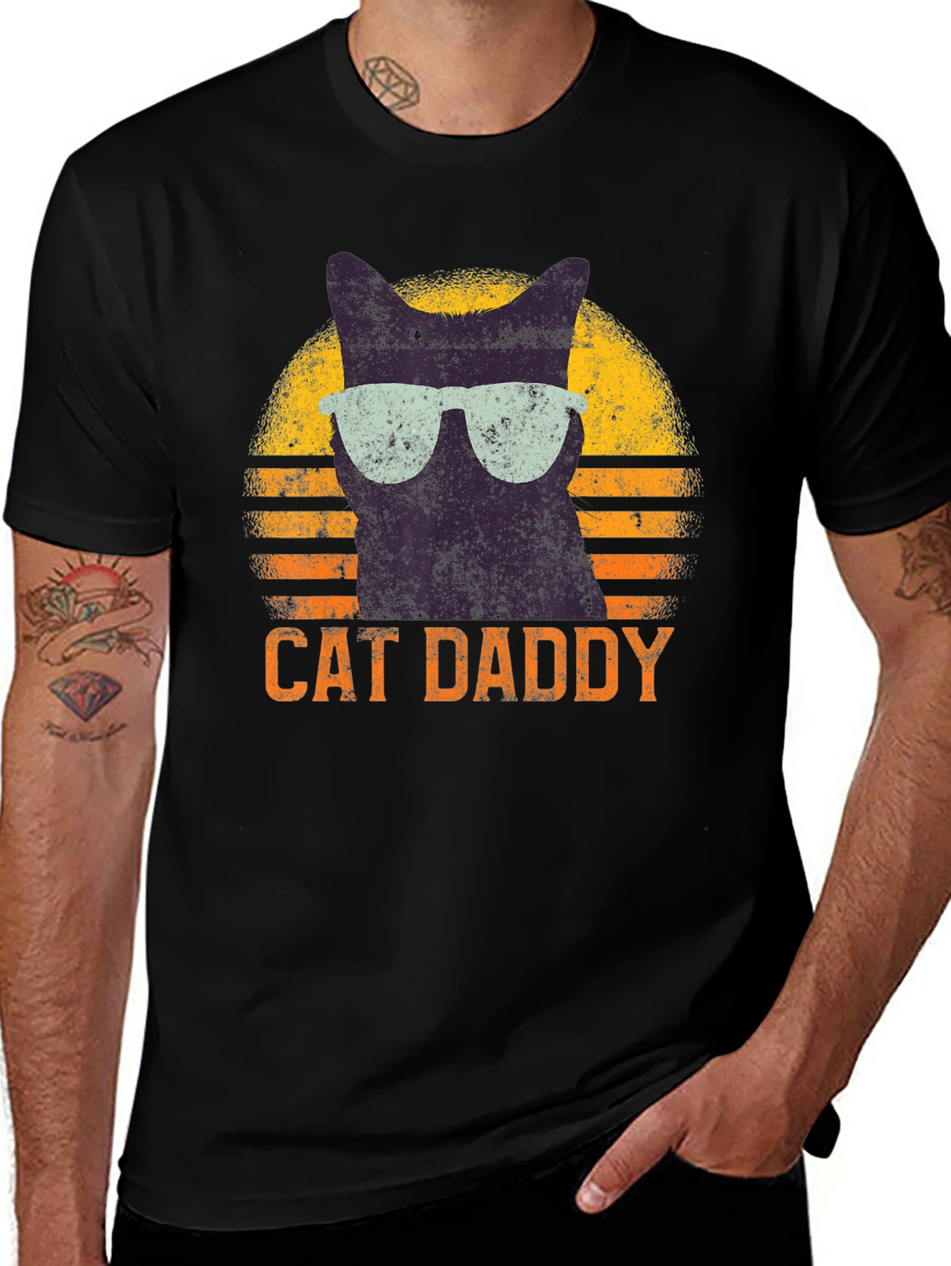 Cool Cat Daddy Graphic Tee
