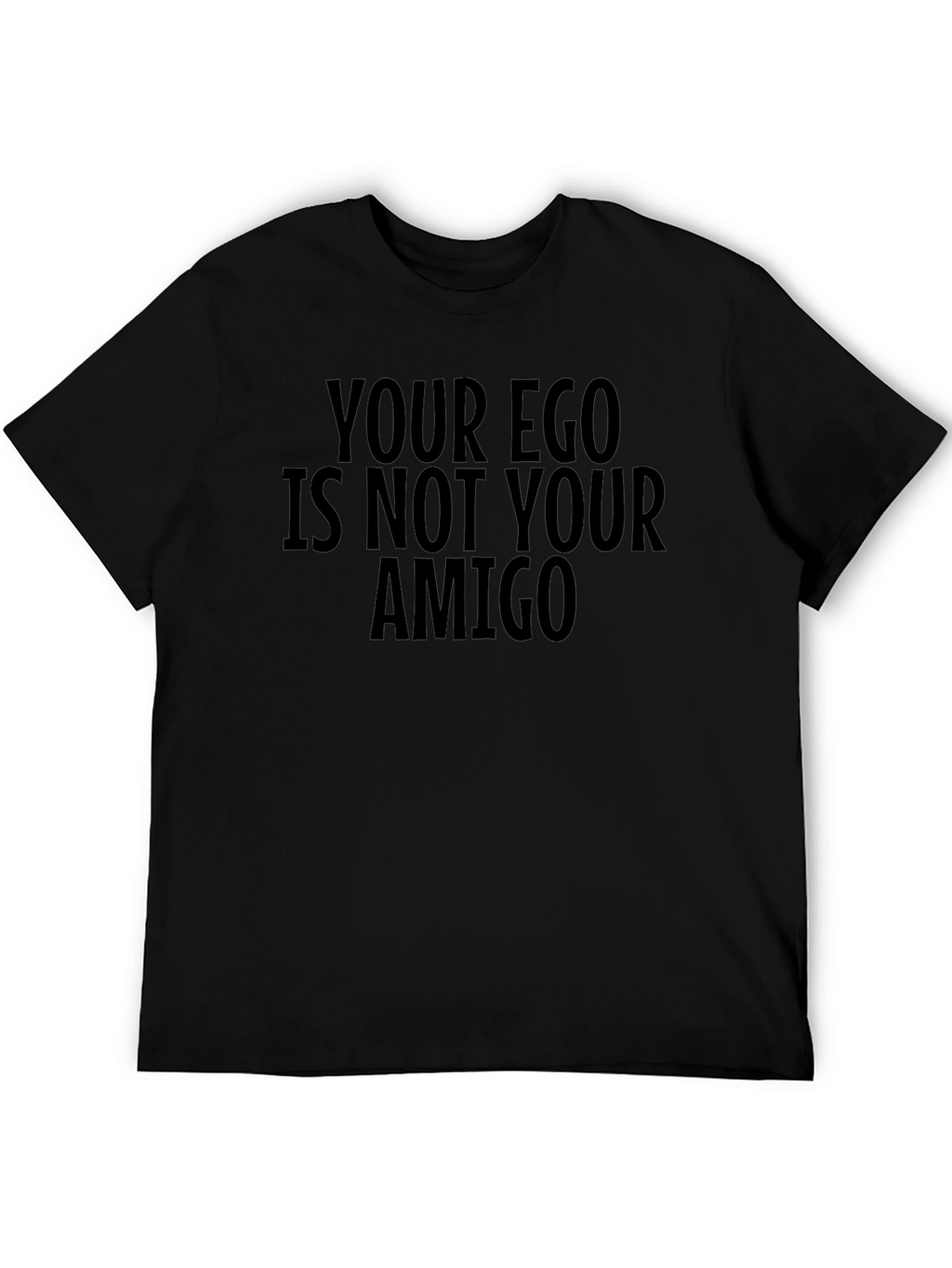 Ego Amigo Black Graphic Tee