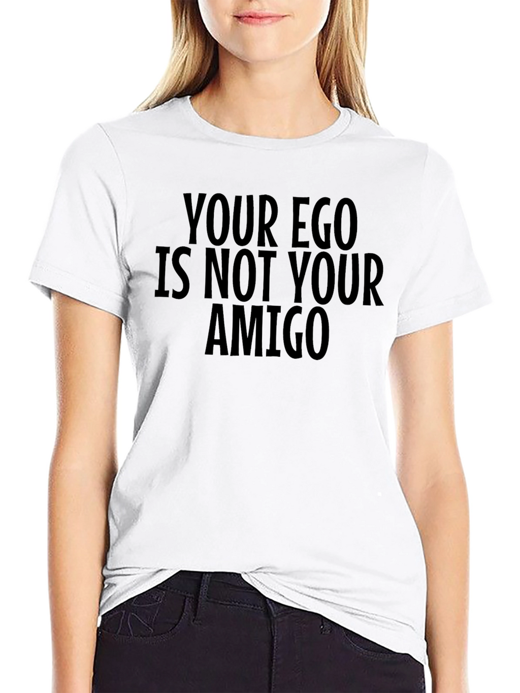 Ego Amigo Black Graphic Tee