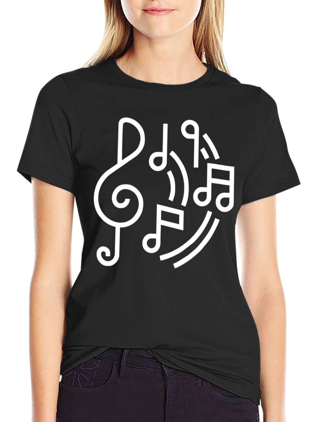Music Notes Graphic Tee - Cool Musician T-Shirt
